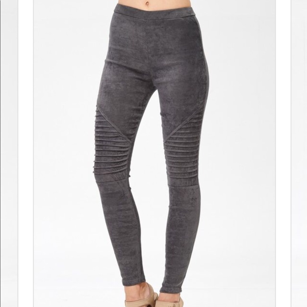 ❤️❤️Heather Grey Moto trousers - Picture 4 of 4